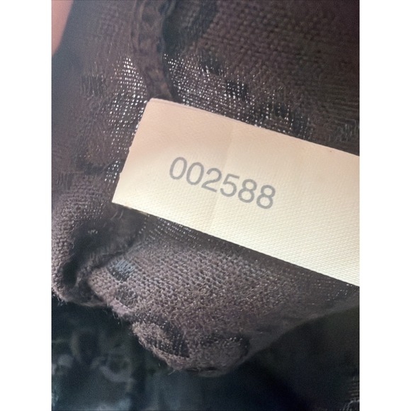 Gucci Brown GG Monogram Drawstring Dust Bag 22x23 Authentic Logo Storage Pouch - Picture 8 of 8